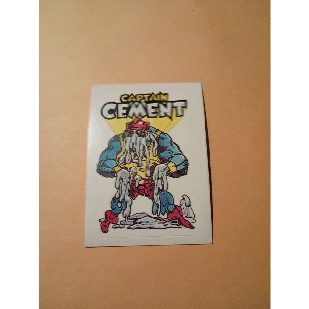 1983 General Mills Zero Heroes Trading Card Sticker Card Vintage #23